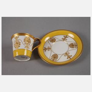 KPM Berlin Mokkatasse mit Untertasse