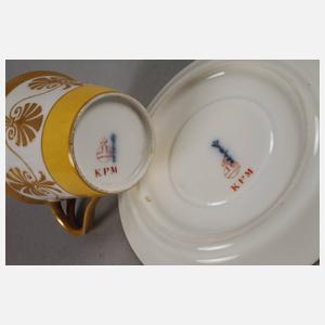 KPM Berlin Mokkatasse mit Untertasse