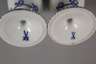 Meissen zwei Eierbecher "Blaue Rispe"