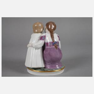 Meissen "Zwei Kinder mit Hund"