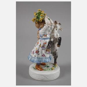 Meissen "Mädchen mit Ziege"