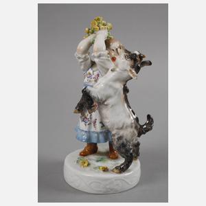 Meissen "Mädchen mit Ziege"