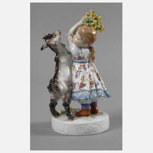 Meissen "Mädchen mit Ziege"