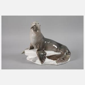 Meissen großer und kleiner "Seelöwe"