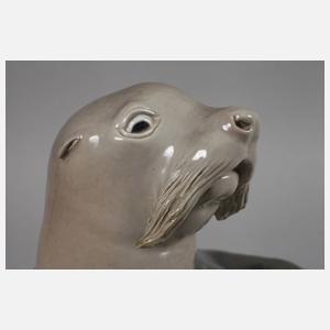 Meissen großer und kleiner "Seelöwe"