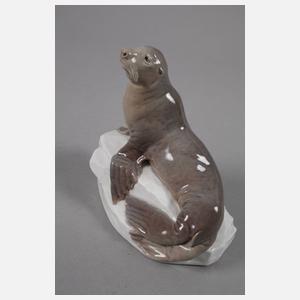 Meissen großer und kleiner "Seelöwe"