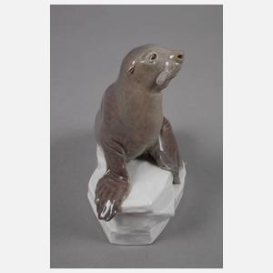 Meissen großer und kleiner "Seelöwe"