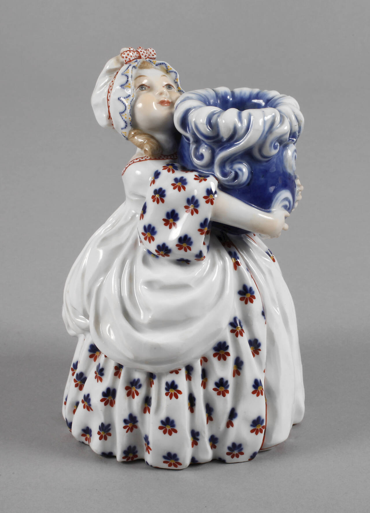 Meissen "Mädchen als Leuchter"