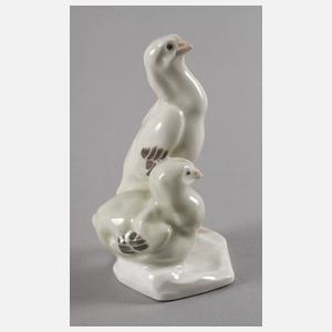 Meissen "Junge Brahmahühner"