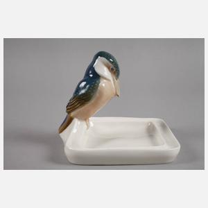 Meissen "Eisvogel auf Schale"