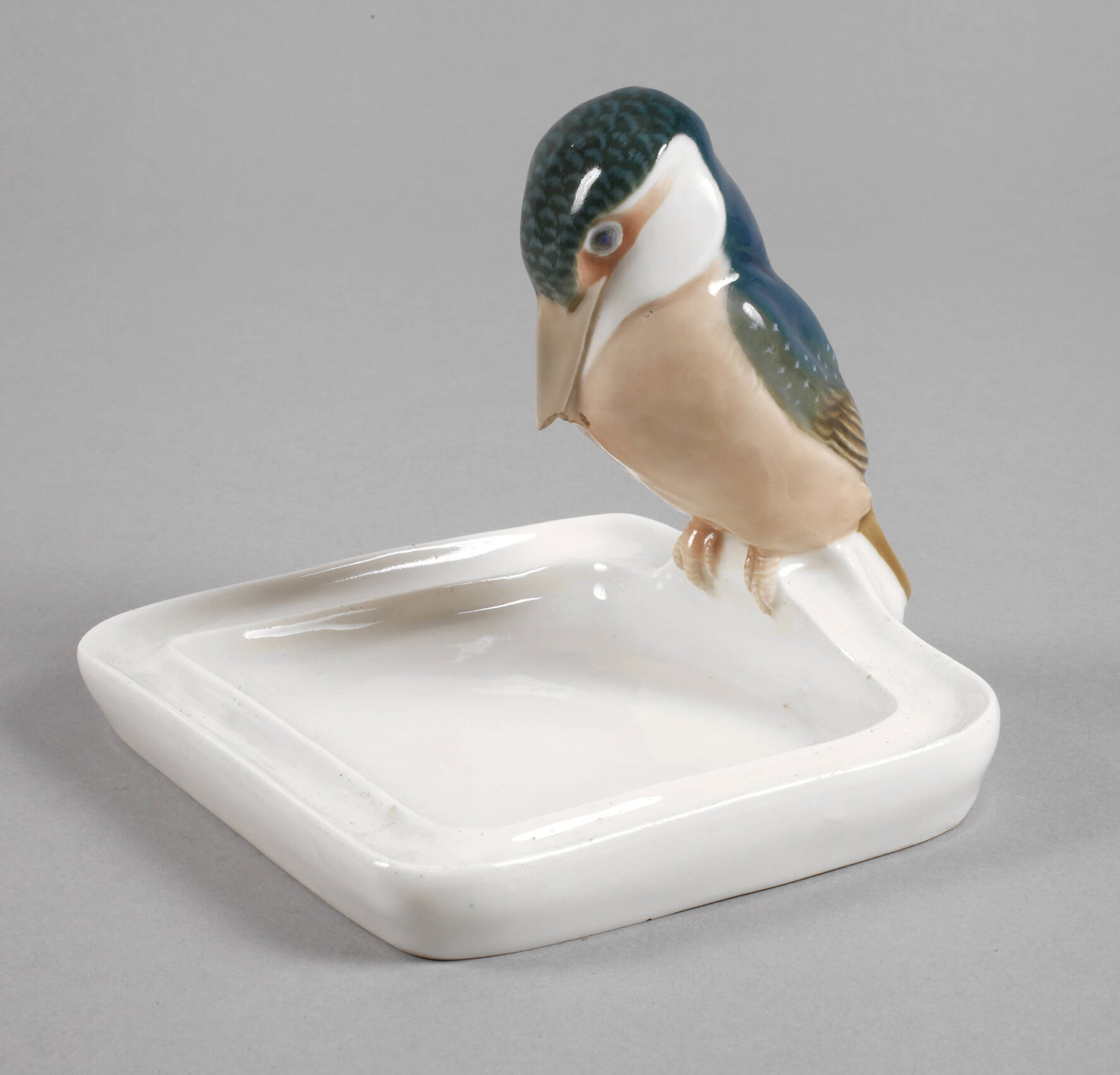 Meissen "Eisvogel auf Schale"