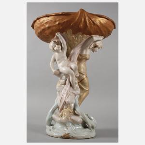 Böhmen großer figürlicher Tafelaufsatz