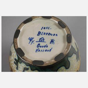Gouda Holland Deckelvase