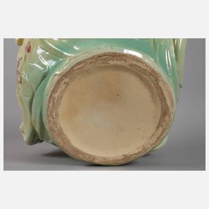 Übergroßer Jugendstilcachepot Delphin Massier