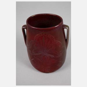 Massier Jugendstilvase Lüsterglasur