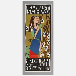 Ausstellungsplakat Oskar Kokoschka