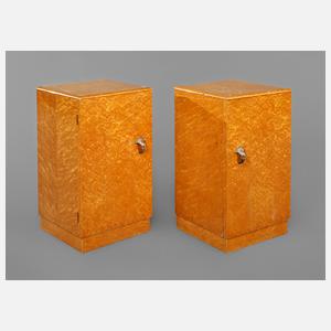 Paar Nachttische Art déco