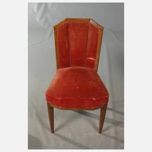 Vier Stühle Art déco