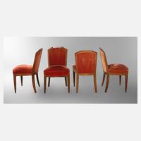 Vier Stühle Art déco111