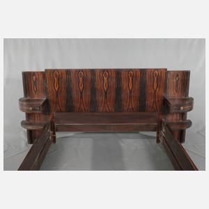 Doppelbett Art déco