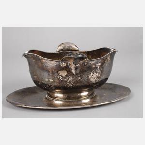 Silberjardiniere Art déco