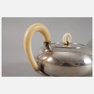 Silber Teekanne Art déco