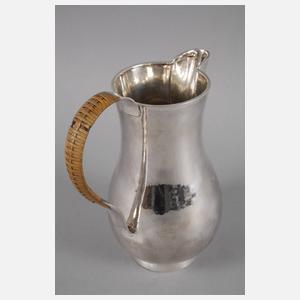 Silberkanne Art déco