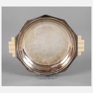 Silberschale Art déco