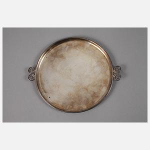 Silber Zucker-/Sahneset