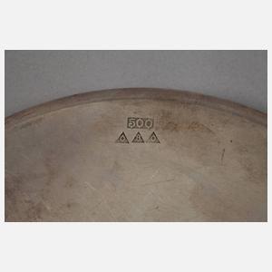 Silber Zucker-/Sahneset