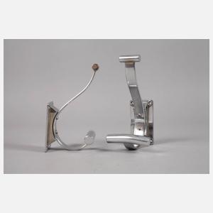 Vier Garderobenhaken Art déco