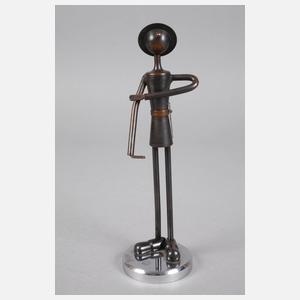 Zwei Figuren in Bauhaus-Manier