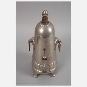 Peter Behrens drei Teekannen und ein Samowar