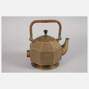 Peter Behrens drei Teekannen und ein Samowar