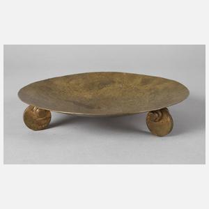 Messingschale Art déco