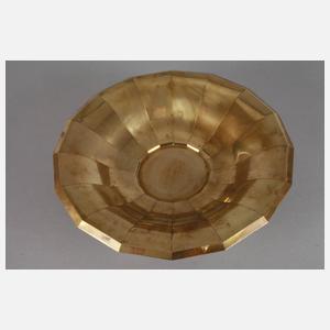 Messingschale Art déco