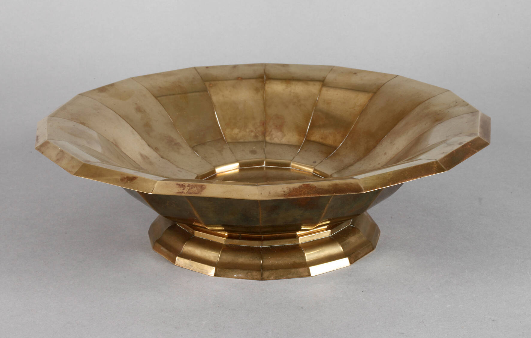 Messingschale Art déco