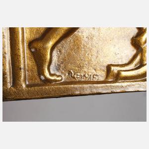 Paar Wandplaketten Art déco