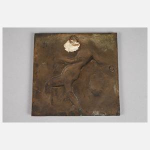 Paar Wandplaketten Art déco