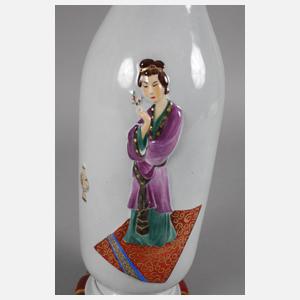 Fraureuth Lampenfuß mit Geishamotiv