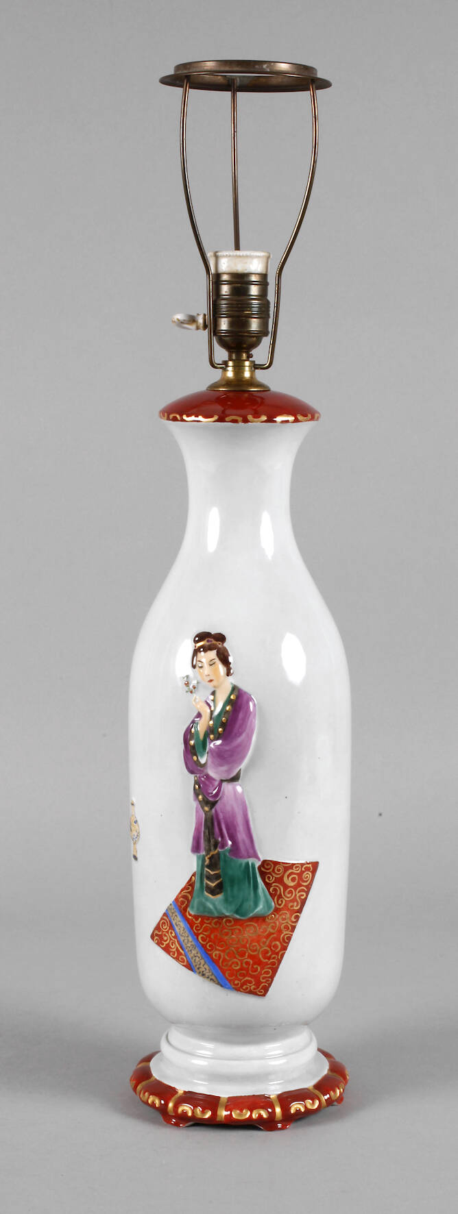 Fraureuth Lampenfuß mit Geishamotiv