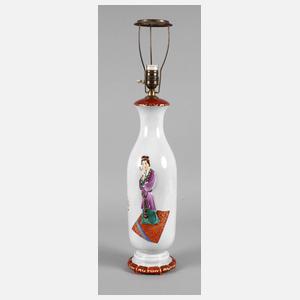 Fraureuth Lampenfuß mit Geishamotiv