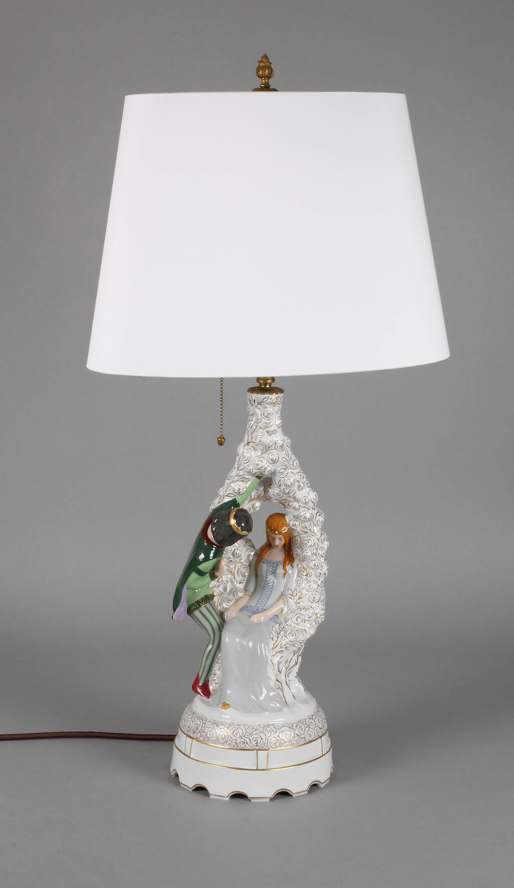 Fraureuth "Dornröschen" als Tischlampe