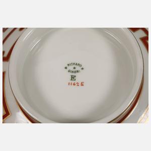 Richard Ginori Mailand Schale "Catena scarlatto"