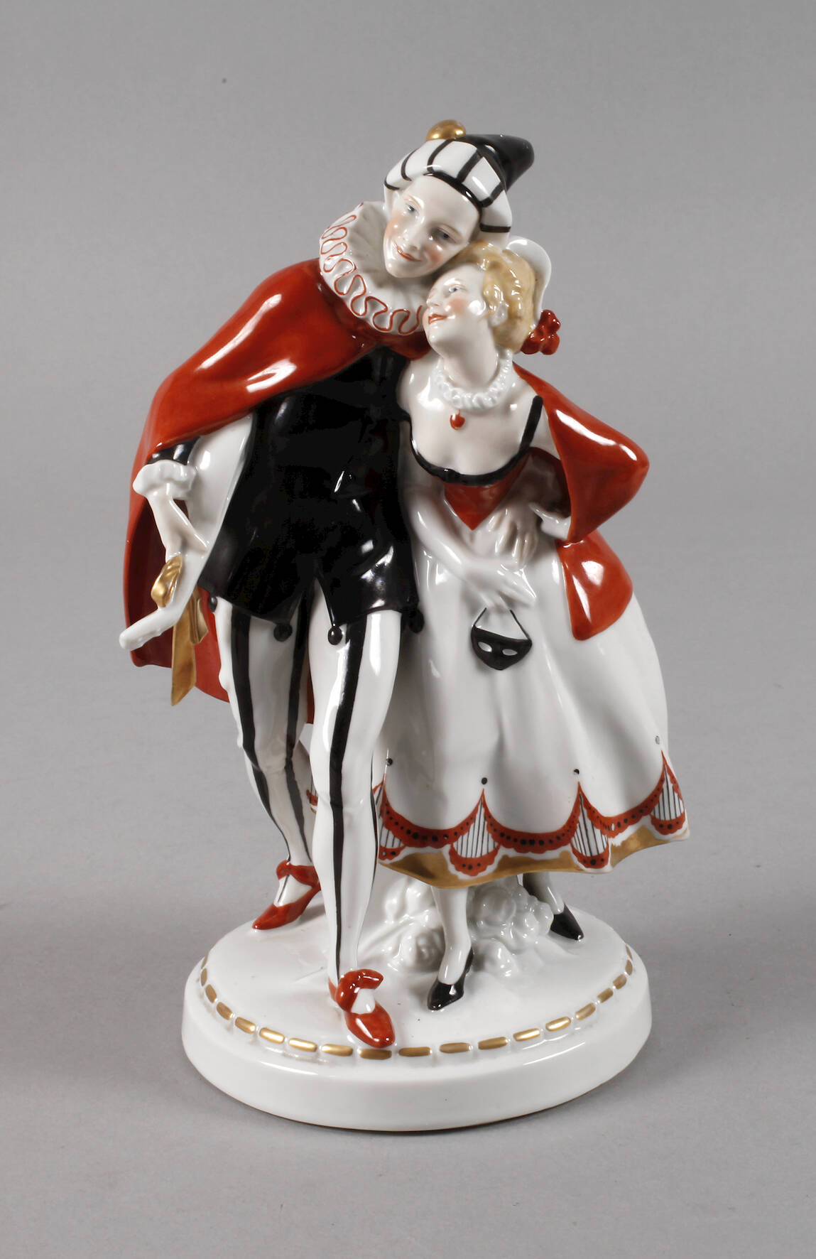 Hertwig & Co. Katzhütte Harlekin und Columbine