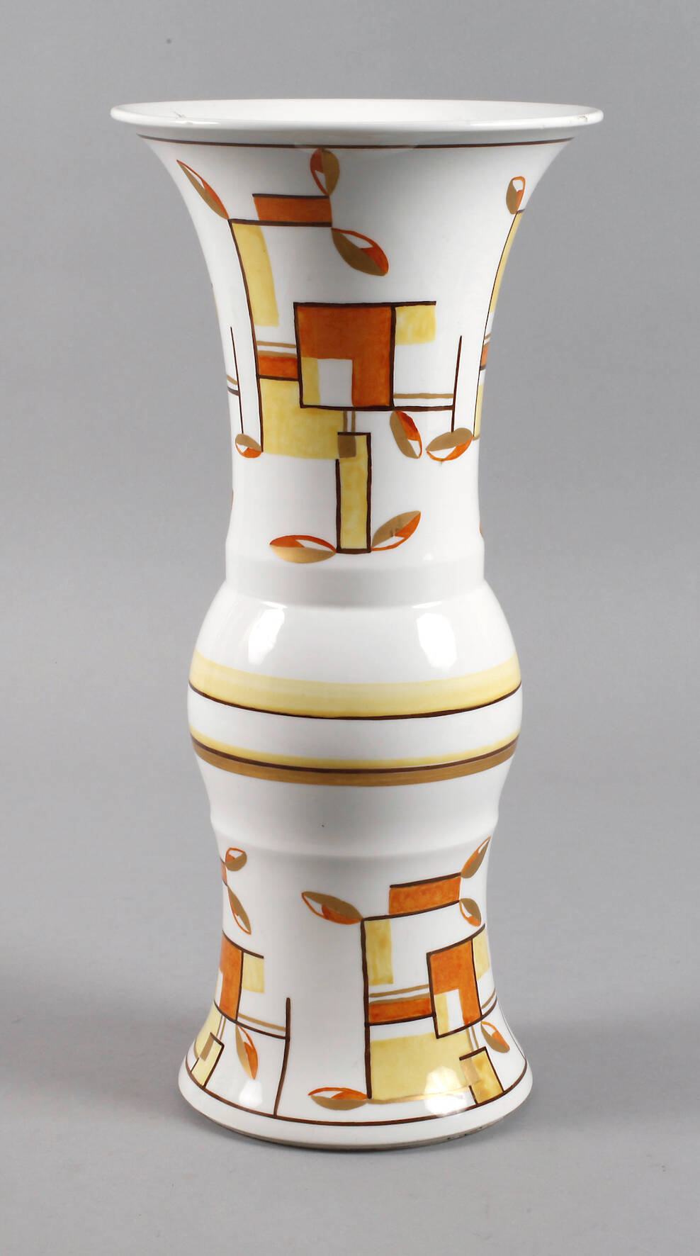 KPM Berlin große "Flötenvase" Art déco