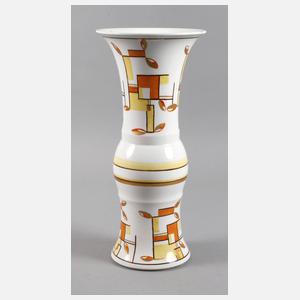 KPM Berlin große "Flötenvase" Art déco