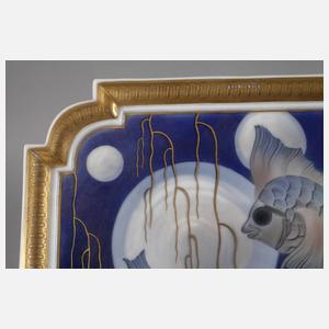 Rosenthal Wandplatte mit Fischmotiv
