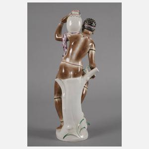 Volkstedt Afrikanerin mit Krug