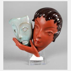 Goldscheider Wien Wandmaske